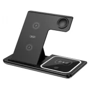 Зарядная станция 3в1 / Беспроводное зарядное устройство 3в1 для смартфона/смарт-часов/наушников
