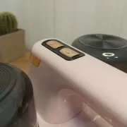 Розовый Беспроводной умный очиститель от клещей с ультрафиолетовой стерилизацией и HEPA-фильтром