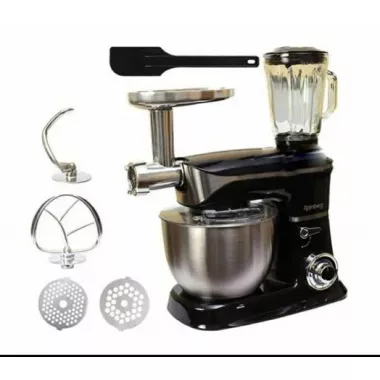 Кухонний комбайн 3 в 1 Rainberg RB-8080 Тістоміс / Мясорубка / Блендер / Планетарний міксер 4200В Кухонний комбайн 3 в 1 Rainberg RB-8080 Тістоміс / Мясорубка / Блендер / Планетарний міксер 4200В