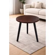 Столик интерьерный круглый DASH-1201 40х40х55 см Темное-Дерево