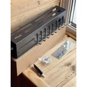 Настенный многофункциональный органайзер для хранения кухонных принадлежностей 30 см