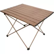 Стол раскладной для рыбалки и пикника 50х50см с чехлом Коричневый