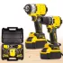Набор аккумуляторного инструмента в кейсе 2 в 1 Шуруповерт и гайковерт 21V