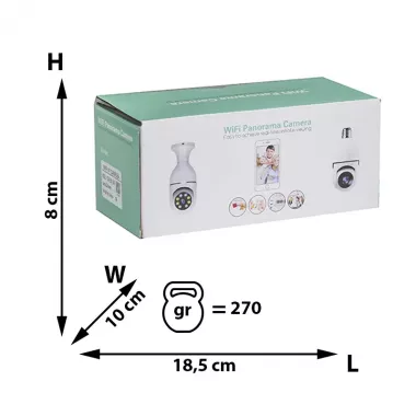 Наружная Wi-Fi камера E280-1080P на 2 мегапикселя Наружная Wi-Fi камера E280-1080P на 2 мегапикселя