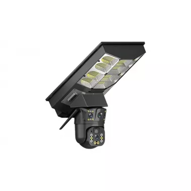 Камера видеонаблюдения PTZ уличная WiFi+LED лампа+солнечная панель (SPM-XA01/T19-4G)