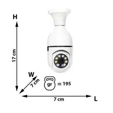 Наружная Wi-Fi камера E280-1080P на 2 мегапикселя Наружная Wi-Fi камера E280-1080P на 2 мегапикселя