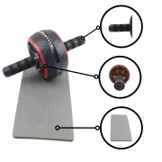 Колесо для преса JIANFULUN 151215 Red-Black / Ролик для пресса