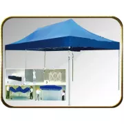 Намет Розсувний 2 х 2 чорний каркас червоний