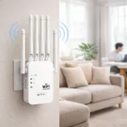 Мощный Wi-Fi ретранслятор 2.4G с 6 антеннами / маршрутизатор / усилитель вай фай сигнала