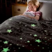 Детский плед-покрывало светящийся в темноте Magic Blanket