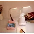 Розовая Аккумуляторная Настольная LED лампа Bionic Desk Lamp c USB выходом, органайзером и подставкой для смартфона Розовая Аккумуляторная Настольная LED лампа Bionic Desk Lamp c USB выходом, органайзером и подставкой для смартфона
