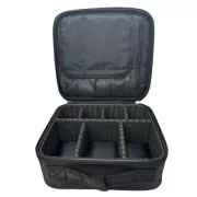 Розовая Органайзер бокс с зеркалом бьюти кейс косметичка чемоданчик сумка для хранения косметики и принадлежностей 26х23х10 см