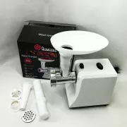 Мясорубка электрическая domotec r3391 2000w, мощная компактная мясорубка для дома, мясорубка 3 в 1