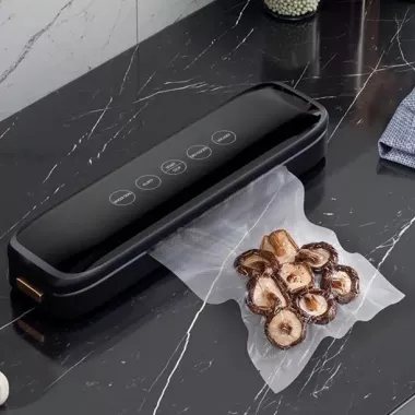 Кухонный вакуумный упаковщик Vacuum sealer Model 10 / Вакууматор для продуктов / Кухонный вакууматор 33х8,5х6см от сети