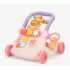 Детские ходунки-каталка с развивающим центром – первые шаги с радостью и пользой розовый Детские ходунки-каталка с развивающим центром – первые шаги с радостью и пользой розовый