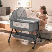 Дитяче ліжечко-люлька з москітною сіткою та пеленальним столиком D929