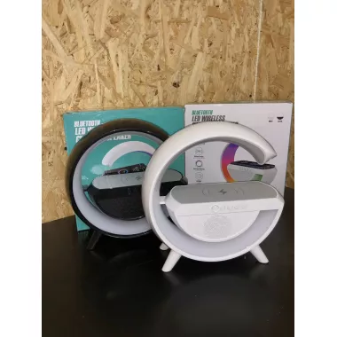 Умный светильник/ Ночник c беспроводной зарядкой для телефона/Bluetooth-колонка Умный светильник/ Ночник c беспроводной зарядкой для телефона/Bluetooth-колонка