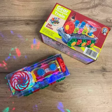 Детский интерактивный прозрачный поезд со светом, музыкой и поворотом на 360° Детский интерактивный прозрачный поезд со светом, музыкой и поворотом на 360°