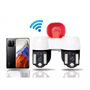 Высокопроизводительная камера видеонаблюдения с двумя направлениями движения, WIFI, горизонтальное вращение на 360° и вертикальное на 90°, водонепроницаемая, ночное видение, датчик движения,4M, x10, V