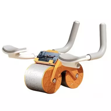 Тренажер для пресса / Колесо для спорта / Ролик для пресса с возвратным механизмом Синяя