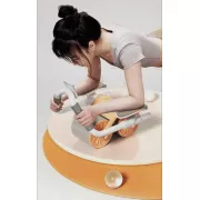 Тренажер для пресса / Колесо для спорта / Ролик для пресса с возвратным механизмом Синяя