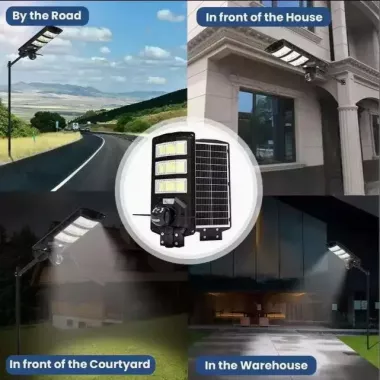 Камера-фонарь 4G уличный на солнечной батарее 300W с датчиком движения