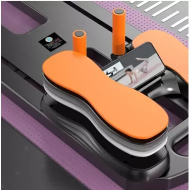 Тренажер напольныйдля пилатеса MM3000 для пресса и ног, с резинками Чёрный Тренажер напольныйдля пилатеса MM3000 для пресса и ног, с резинками Чёрный