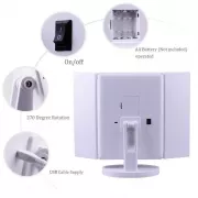 Дзеркало потрійне для макіяжу Superstar Magnifying Mirror із LED-підсвічуванням прямокутне зі збільшенням
