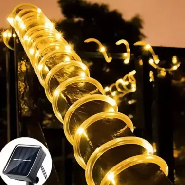 Светодиодная гирлянда Трубка 20м 200 LED, теплый белый