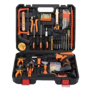 Профессиональный дрель-шуруповерт аккумуляторный с набором инструментов 102 предмета