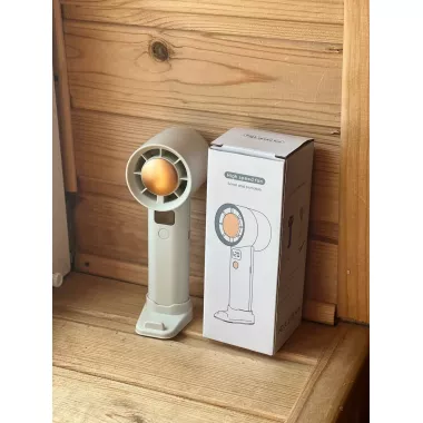 Вентилятор портативный настольный ручной 2025 New Violent Turbo / Gear LY-934 со встроенным аккумулятором и с цифровым дисплеем, 5 скоростей