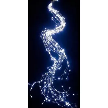 Гірлянда на ялинку Кінський хвіст 2 метри 30 ниток Холодний білий Гірлянда на ялинку Кінський хвіст 2 метри 30 ниток Холодний білий