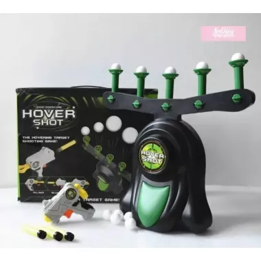 Воздушный тир детский игровой набор Hover Shot Стрельба по парящим шарикам летающие мишени