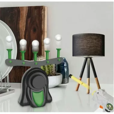 Воздушный тир детский игровой набор Hover Shot Стрельба по парящим шарикам летающие мишени