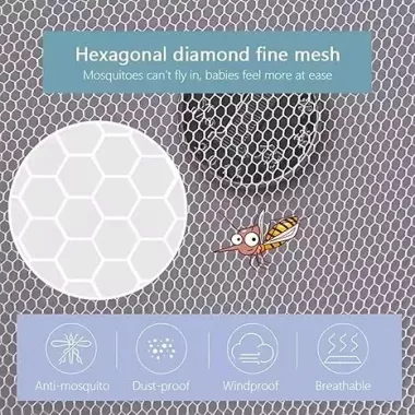 Москитная сетка на коляску, люльку универсальная