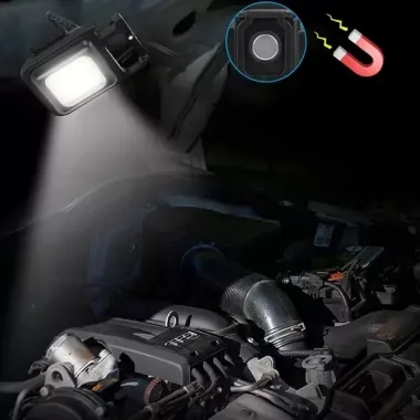 Багатофункціональний акумуляторний LED ліхтарик-брелок