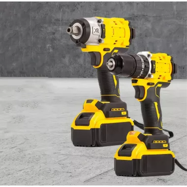 Набор аккумуляторного инструмента в кейсе 2 в 1 Шуруповерт и гайковерт 21V