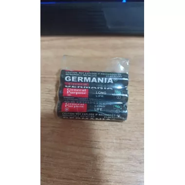 Батарейки  пальчикові GERMANIA тип АА 1шт