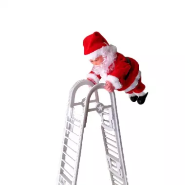 Игрушка Санта-Клаус, на лестнице /новогодняя игрушка Игрушка Санта-Клаус, на лестнице /новогодняя игрушка