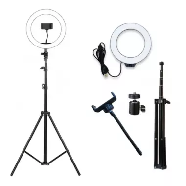 Штатив-стойка-тренога для кольцевой лампы, телефона и камеры 200см