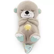 блакитна Дихаюча плюшева іграшка видра зі світлом та звуком