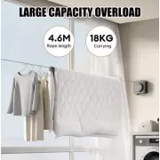 Складная настенная сушилка для белья / Сушилка-трос настенная