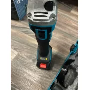 Комплект аккумуляторная болгарка и аккумуляторный гайковерт в комплекте 2 АКБ 48v 6.0ah с зарядкой Синий