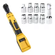 Угловой гайковерт, аккумуляторная трещотка АКБ 48V X-474 желтый