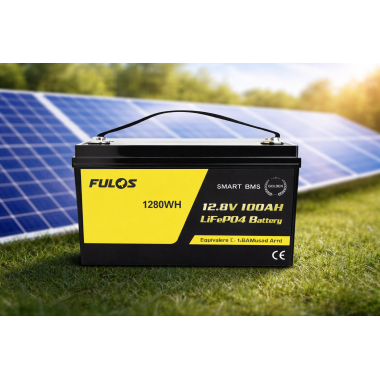 Аккумулятор BATTERY liFePo FULOS 12V 100Ah для дома, квартиры, ИБП и солнечных электростанций