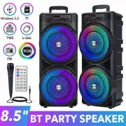 Колонка Bluetooth Wireless Speaker TTD-2807 / Портативная караоке-колонка с RGB-подсветкой