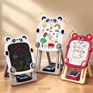 Детский мольберт для творчества и обучения с набором для рисования / Доска для рисования