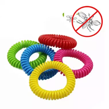 Силіконовий браслет - пружинка від комарів та насекомих з капсулою BallTV-103