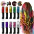 Набор мела для волос 10 шт Hair chalk Разноцветные красители расческа для детей и взрослых