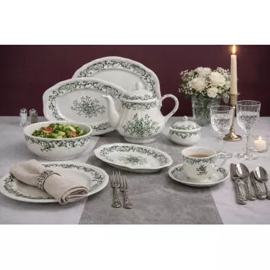 Столовый сервиз на 6 человек 34 предмета DY02 Столовый сервиз на 6 человек 34 предмета DY02